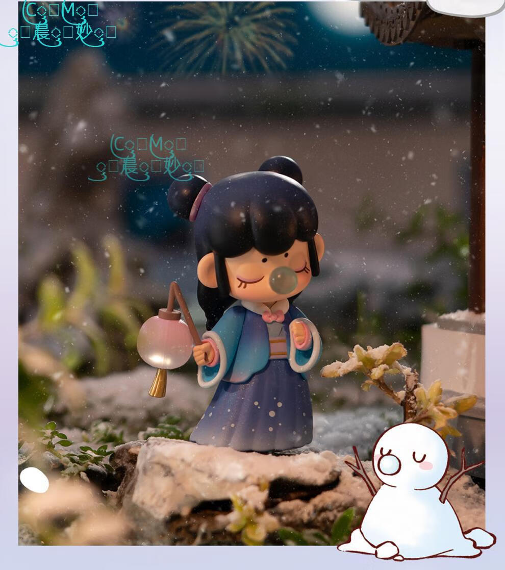 若来盲盒隐藏款若来二十四节气春生夏盲盒泡泡玩偶隐藏夏至确认款整套