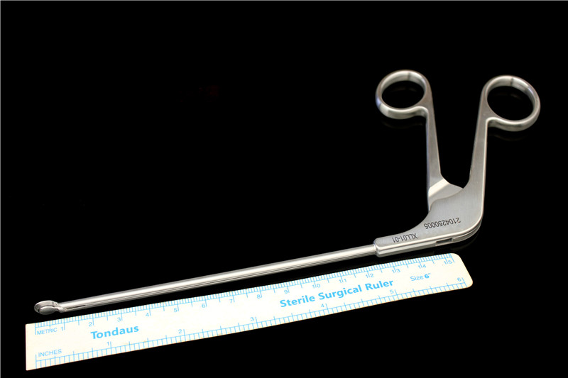 肌腱蓝钳内窥镜咬骨钳骨科器械医用运动医学半月板组织取出剪直圆头