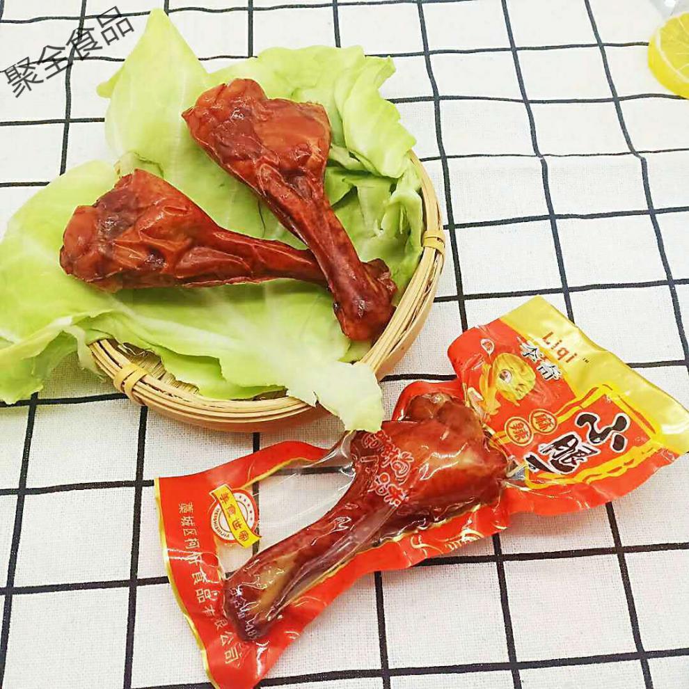 乡巴佬鸡腿批发小腿王10包休闲零食鸭腿卤制食品鸡脖即食鸡肉混合60个