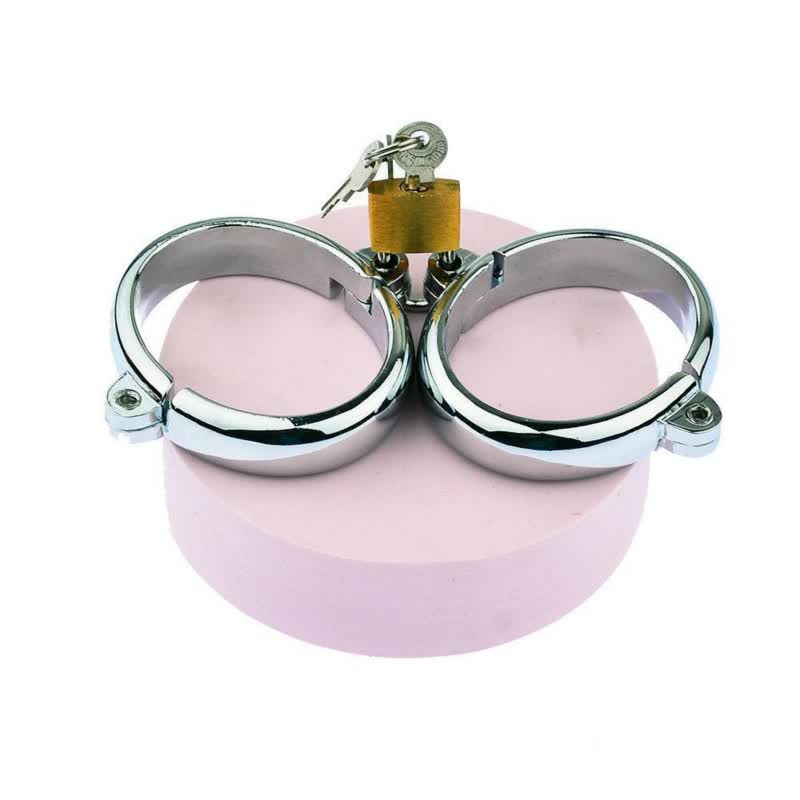 脚镣创意玩具情趣玩具金属束缚脚铐椭圆束缚脚镣sm男女性用品捆绑束缚
