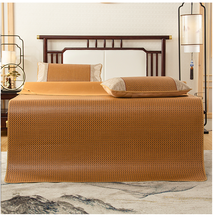 草席15米凉席家用藤席可折叠裸睡单人学生宿舍草席床冬夏两用冰丝长城