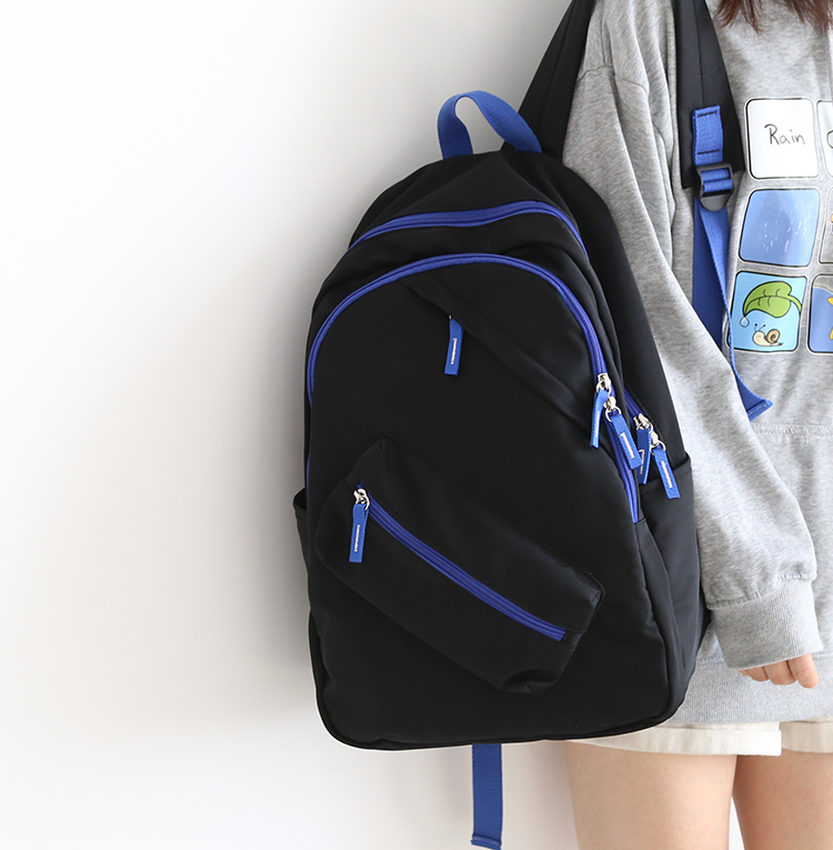 nr诺然双肩包nr森系百搭新款书包女大学生设计感小众双肩包男色背包女