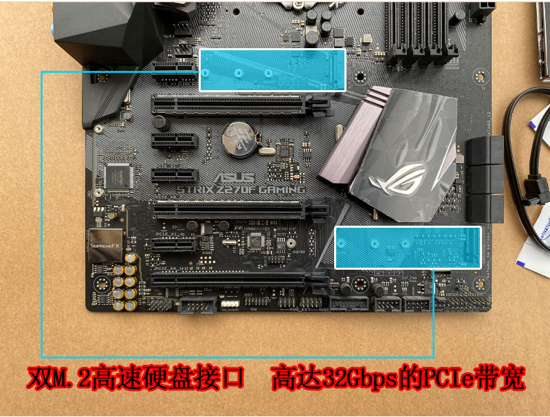 asus/华硕z270-p主板1151接口超频大板支持7700k6700gaming全新 紫色