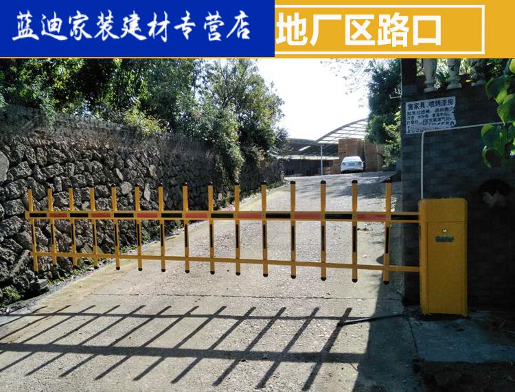 道闸杆栅栏 停车场八角道闸杆栏杆起落拦车直杆小区升降栅栏杆挡车