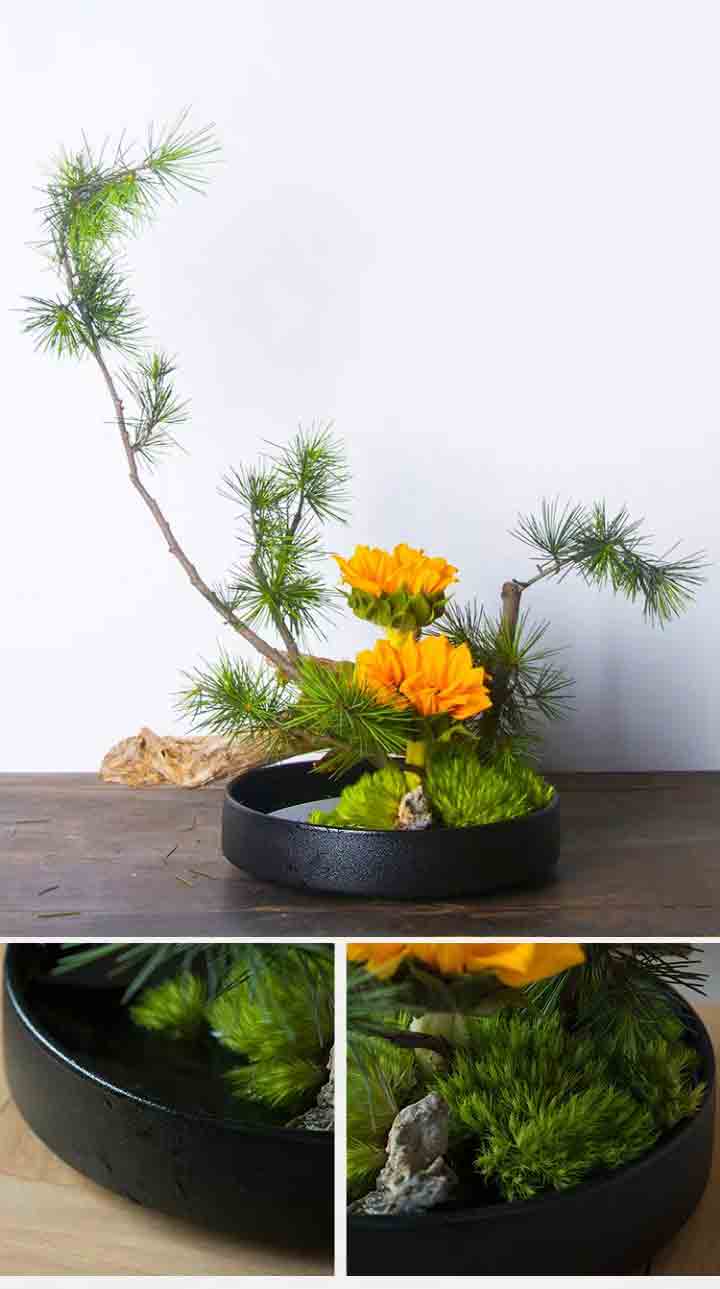 剑山插花器 花插日式插花底座 剑山插花器小原流禅意日式花道陶瓷插花