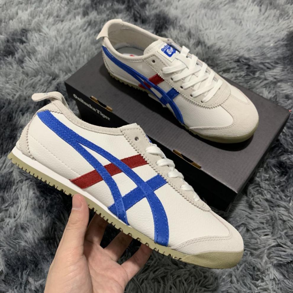 老虎鞋鬼冢虎tiger阿甘男女款小白鞋休闲鞋同款德训鞋一脚蹬小白鞋