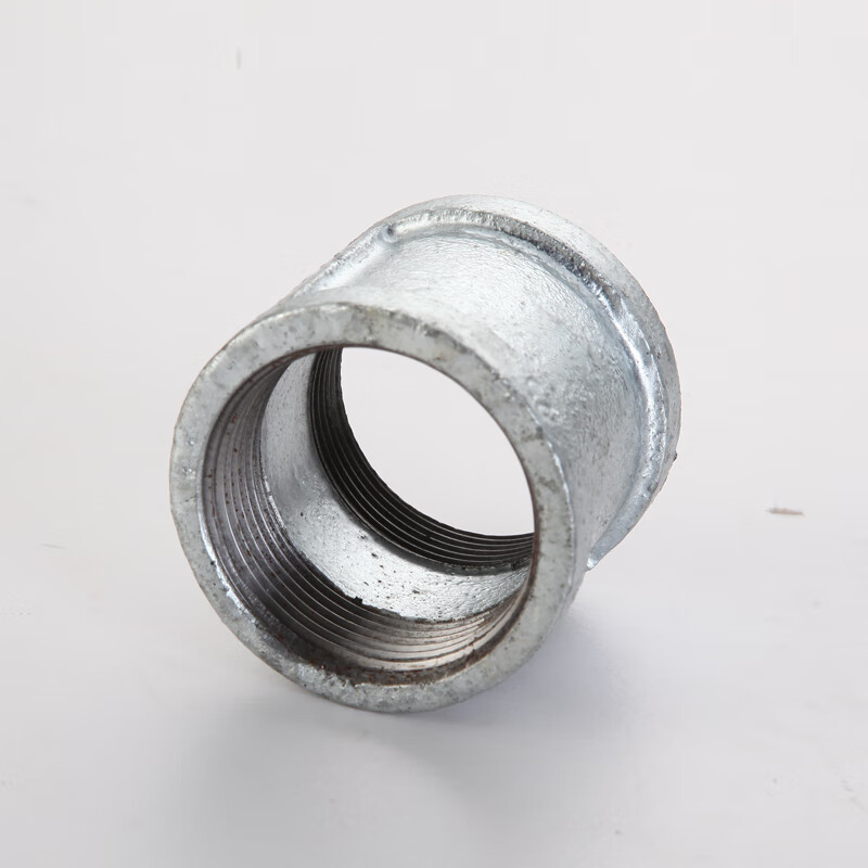 金英陶玛钢镀锌管古dn15-100铸铁内丝直通管箍消水暖管件连接件 dn15