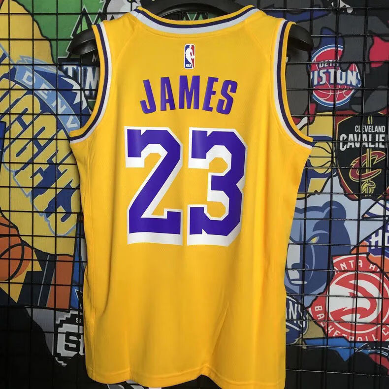 腾讯体育nba官方旗舰同款球衣24号篮球服套装男女夏湖人队戴维斯詹