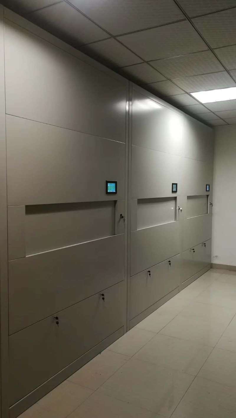 古木郎智能档案柜自动选层回转柜电脑联网轨道式密集柜文件柜可升降