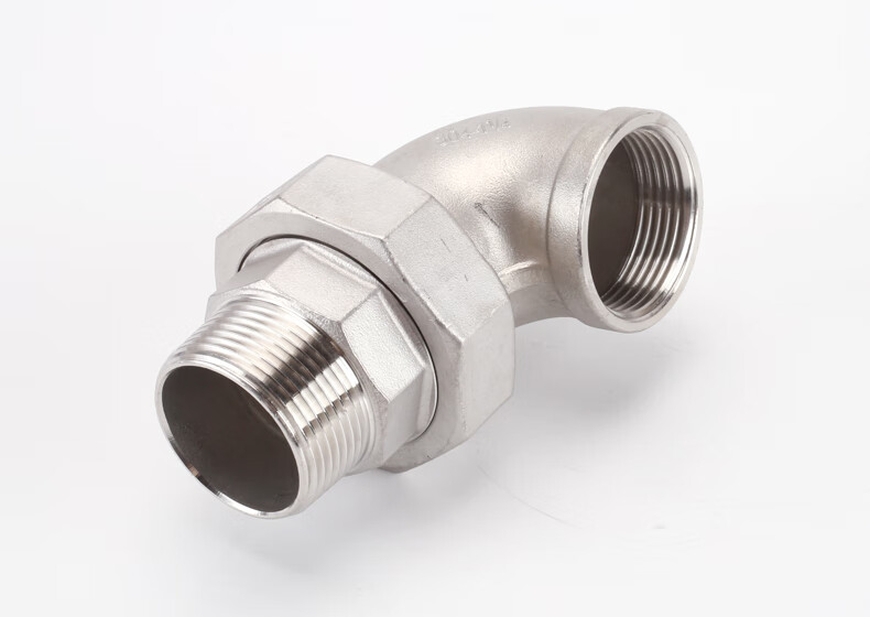 304不锈钢内外丝活接弯头2346分1寸12寸15寸2寸水管接头配件4分内外丝