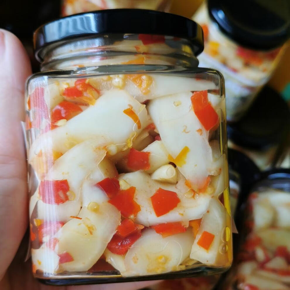 湖南特产新鲜酸辣生姜湖南剁椒腌姜腌姜芽子姜酸嫩姜农家泡姜自制试吃