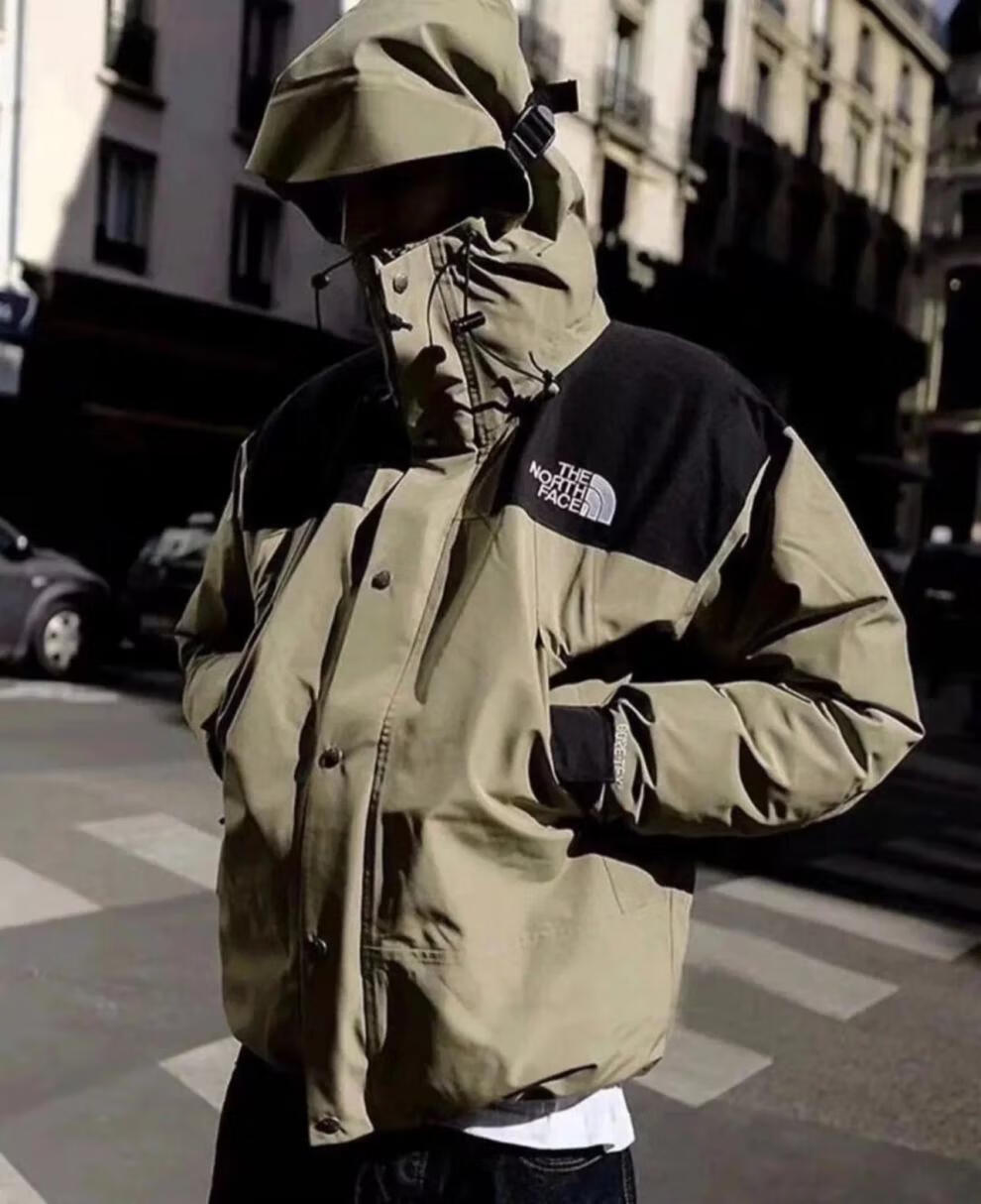 tnf/北面1990美版冲锋衣女春秋情侣夹克男旅游户外登山服防风防水