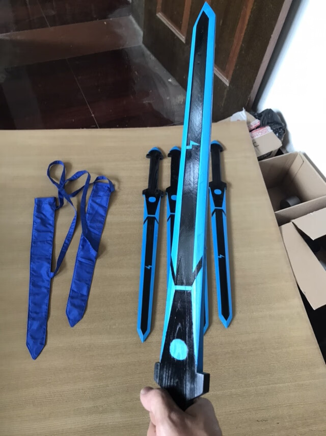 迷你世界能量剑 迷你世界能量剑木质儿童玩具剑66厘米儿童生日心仪