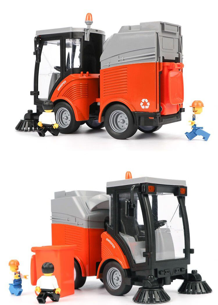 情人节礼物扫地车玩具大号垃圾环卫清洁车儿童道路清扫车男孩扫地车