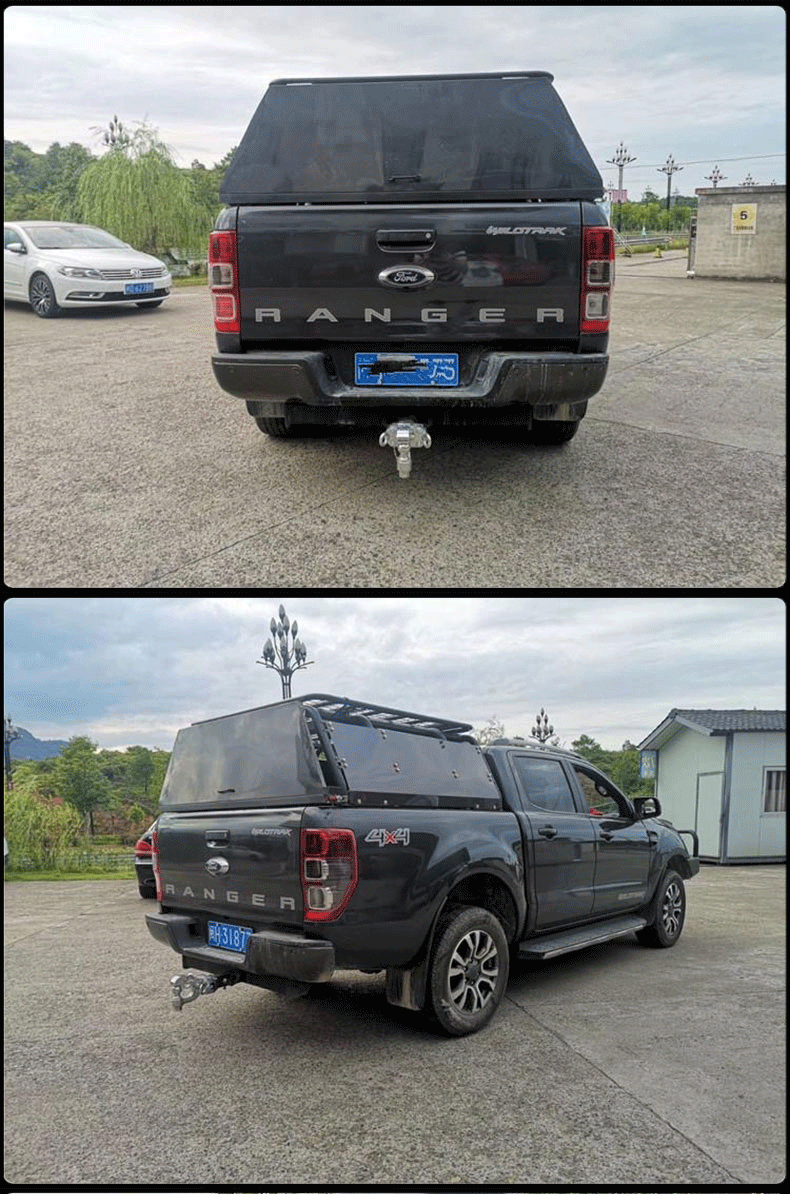 福特ranger皮卡拖车钩改装拖车杠托车架牵引拖挂房车挂拉勾后脱钩套餐