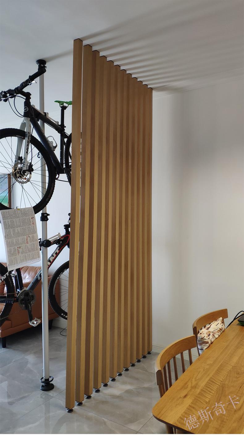 隔断屏风铝方通铝方管玄关客厅铝合金立柱北欧办公室现代免打孔墙高