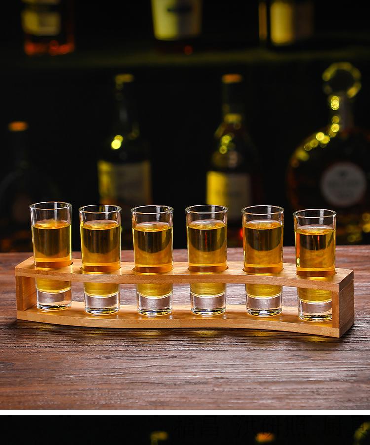 子弹杯白酒品酒杯酒吧杯套装白酒杯吞杯烈酒杯一口shot杯b52洋酒杯