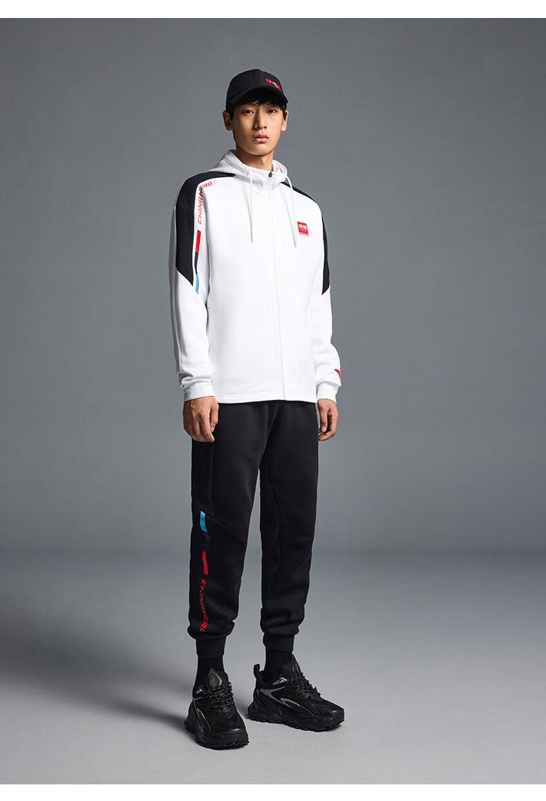 11预售#安踏运动外套男动型科技宽松连帽开衫卫衣针织上衣跑步训练