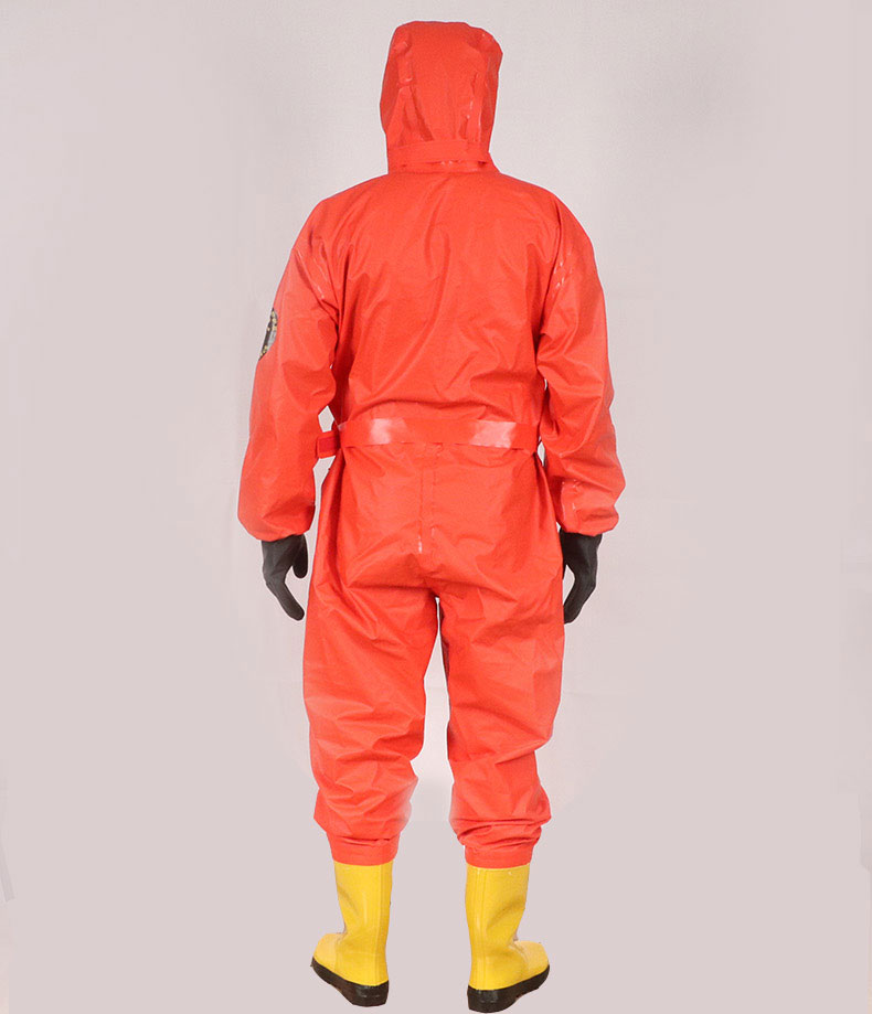 消防二级化学轻型防化服耐酸碱工作服连体无尘生物定制 防毒面具 7号
