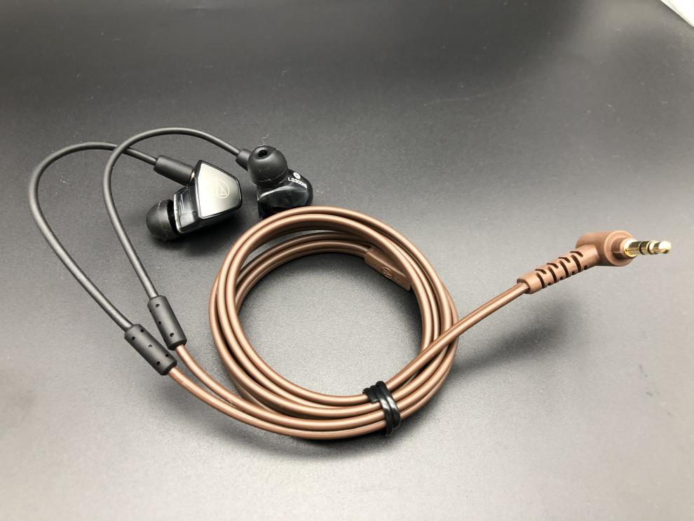 适用铁三角ls50耳机线ls70is ls200 ls300is e40 a2dc镀银升级线 ath