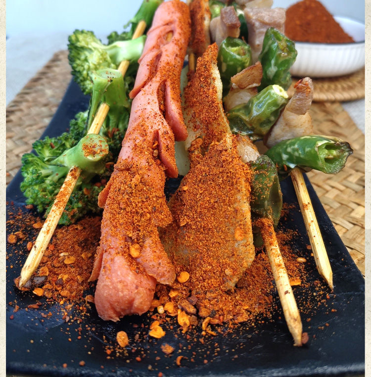 新品烧烤辣椒面贵州特产烙锅麻辣干碟蘸料烤肉特辣蒜香海椒五香辣椒粉