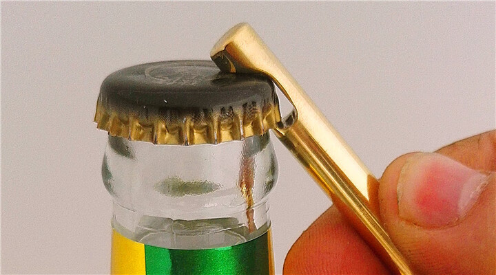 喜嘉华随身开瓶器啤酒开瓶器便携瓶起子汽水瓶起子迷你不锈钢黄铜瓶