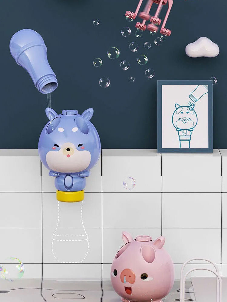 网红冲天儿童竹蜻蜓泡泡机防漏水飞天泡泡机棒摆地摊夜市玩具竹蜻蜓