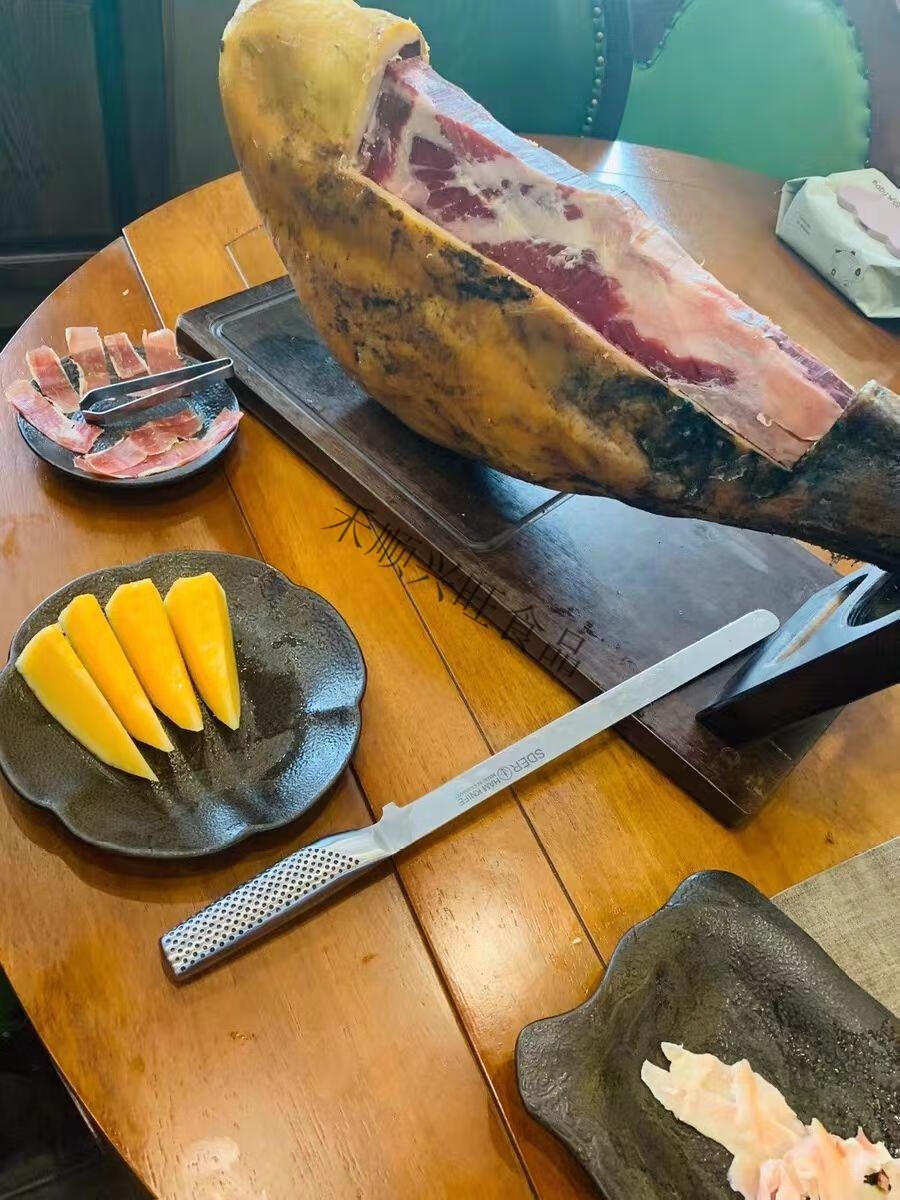 西班牙进口黑斗篷黑猪绿标火腿片风干火腿哈蒙切片jamon切片即食 黑