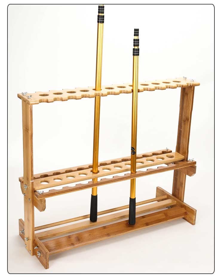 立式路亚竿放杆器支架渔具店家用海杆鱼竿展示架子陈列架台球杆架 23