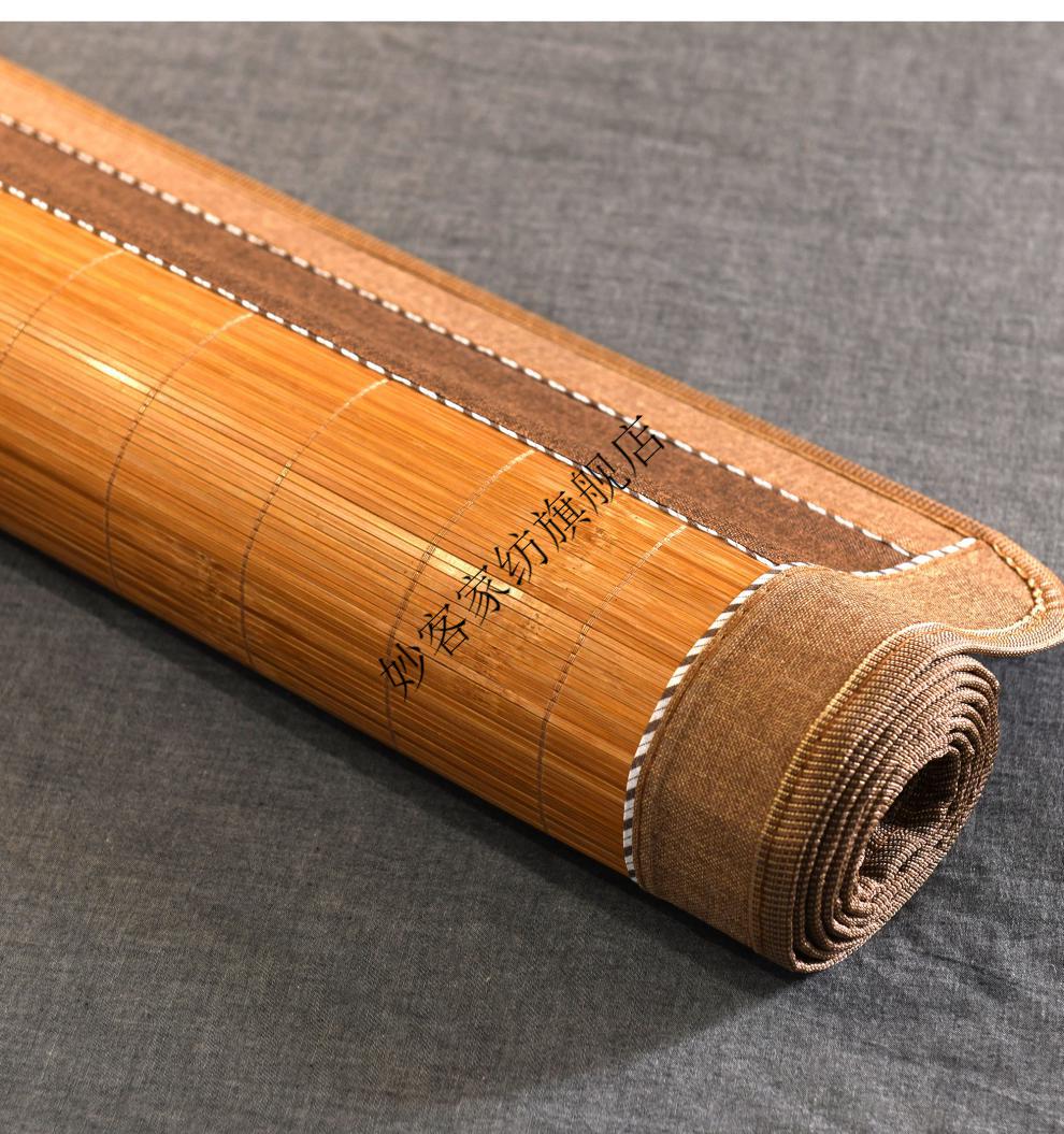 15竹席子凉席折叠1.8米床2.0m碳化1.5老式1.4水磨1.