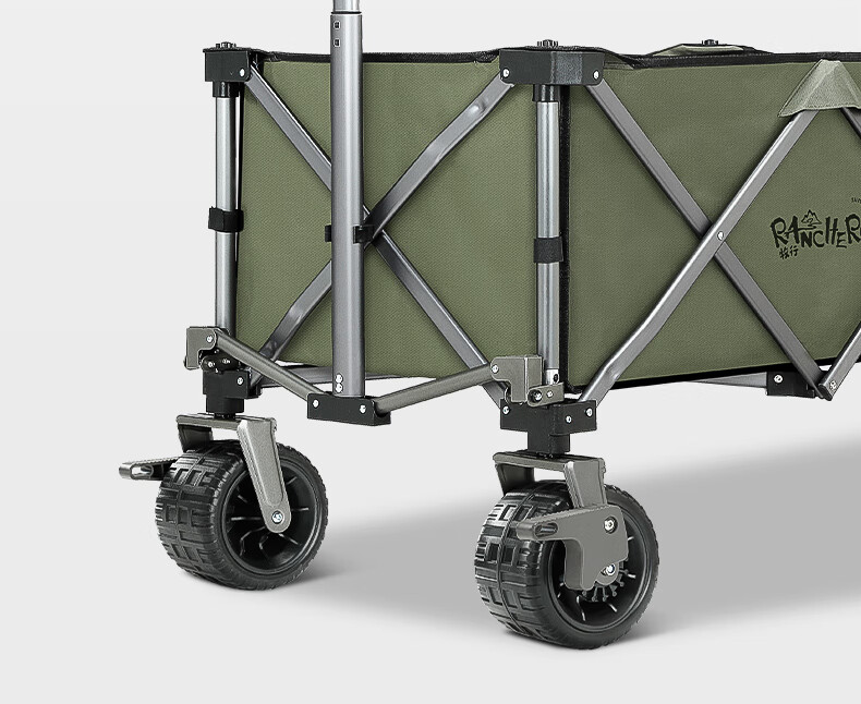 房车牧行铝合金户外露营车买菜快递野餐拖车野营可折叠推车营地手拉车