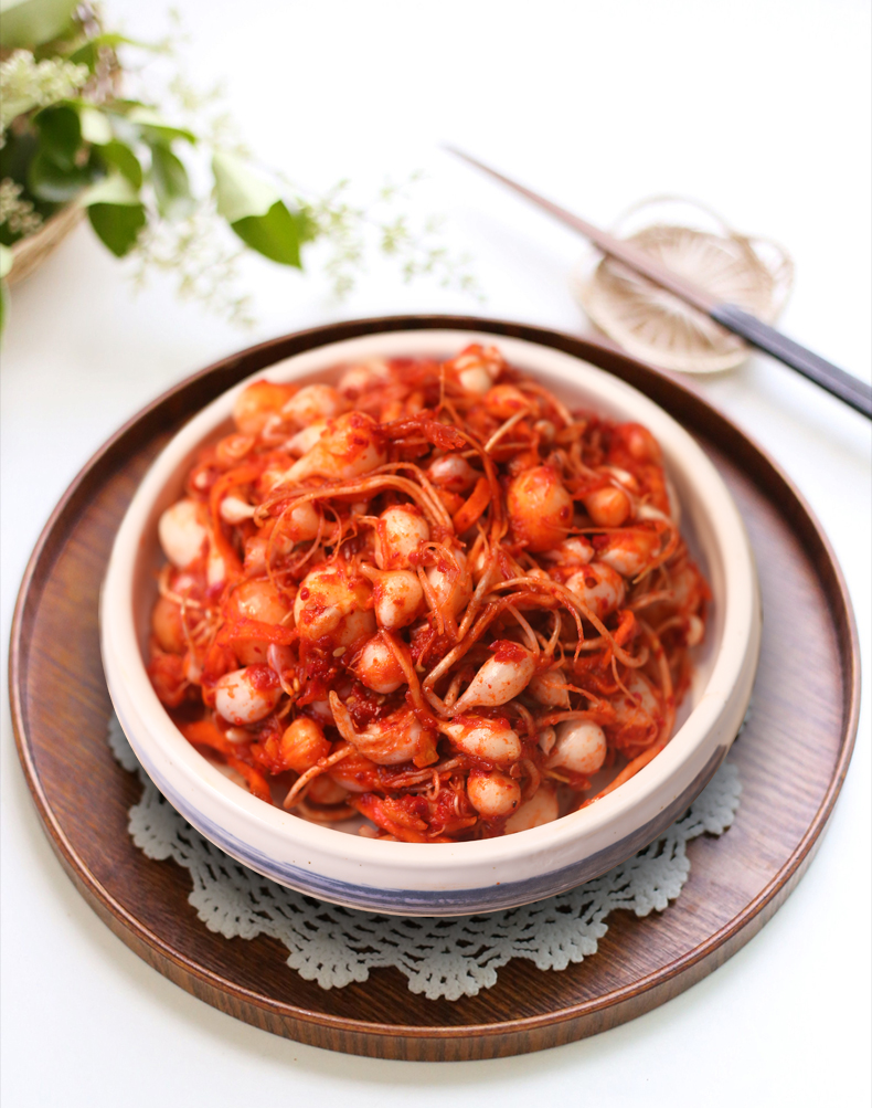 朴小样韩式小根蒜泡菜东北小头蒜下饭菜延边韩国风味小菜500g小根蒜