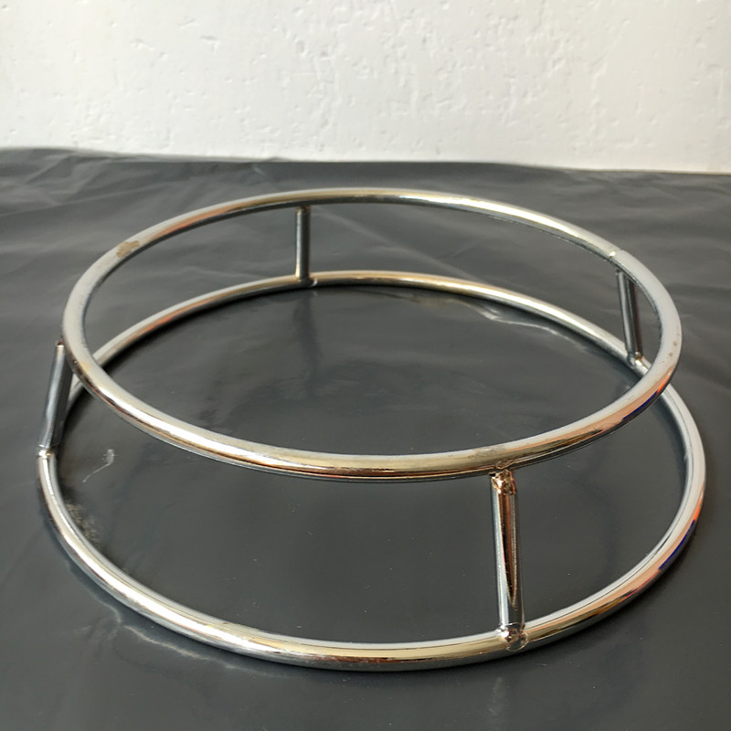 实心不锈钢锅架加厚铁锅垫圆管锅架隔热烫双层锅垫放置炒锅架大号无磁