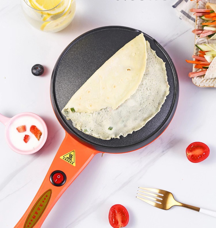 薄饼锅饼撑子电瓶档锅烙馍锅电炳挡薄饼机春饼机家用电饼铛春卷皮千层