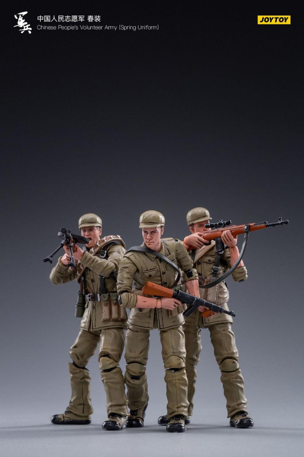 长津湖志愿军手办二战中国士兵人解放之水门桥模型纪念品公仔玩偶