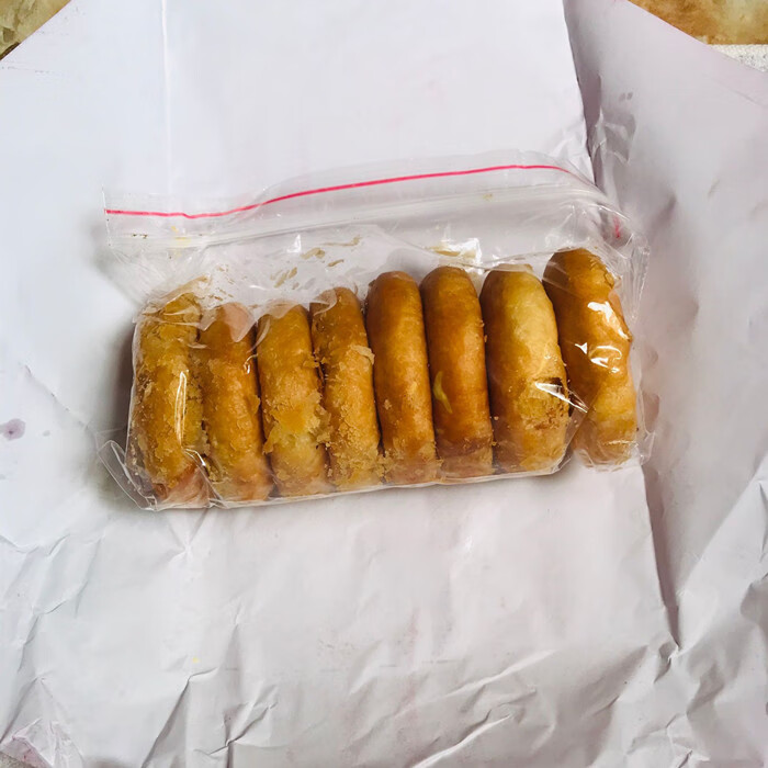 甲子绿豆饼 惠来绿豆饼 陆丰特产 潮汕糕点茶点 素饼 260克 1条8只装