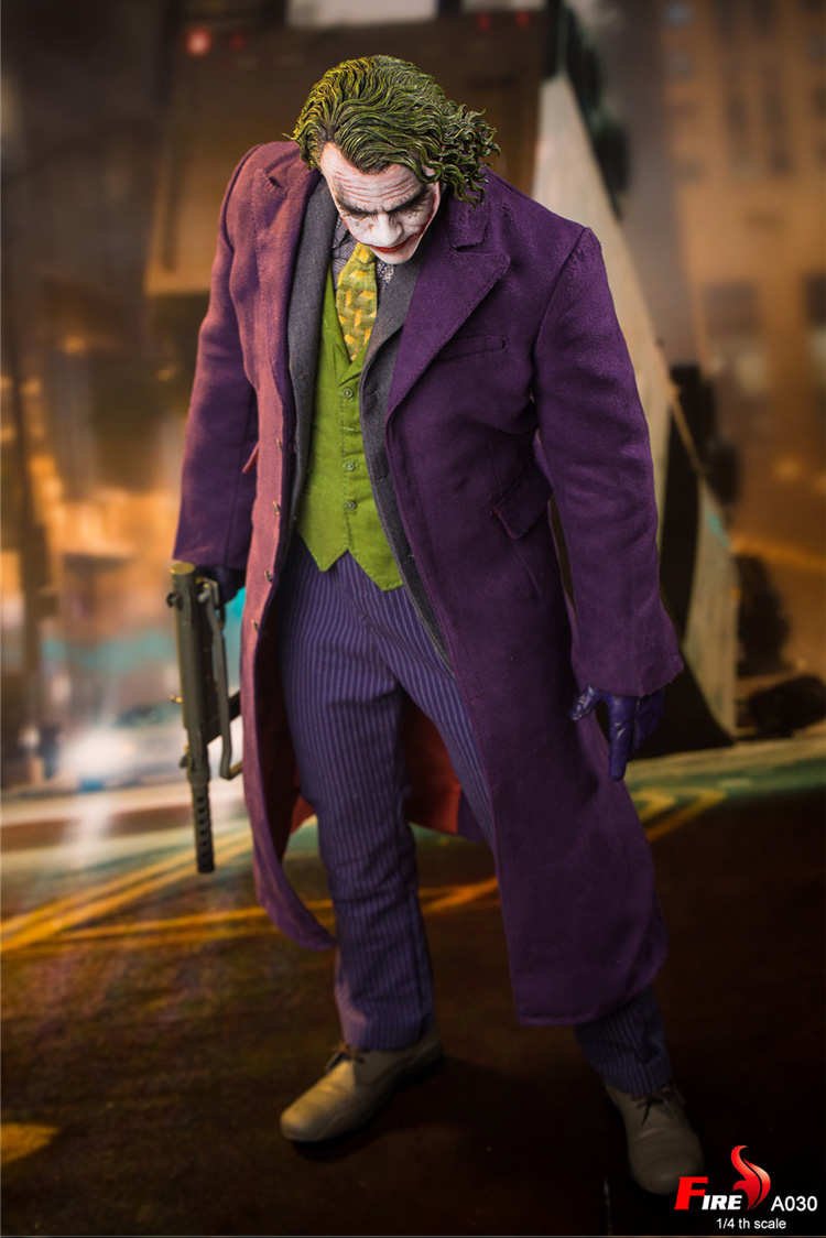 新款小丑杰罗姆queenstudios小丑蝙蝠侠黑暗骑士1/4希斯莱杰joker