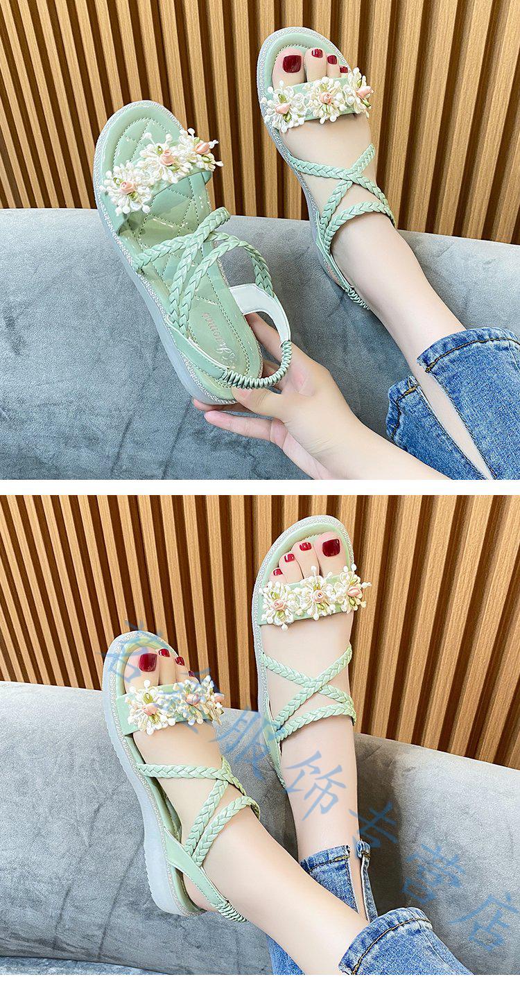 七屿鹿夏天穿的初中生凉鞋 女生小学生凉鞋女9一12岁公主鞋13中大童15