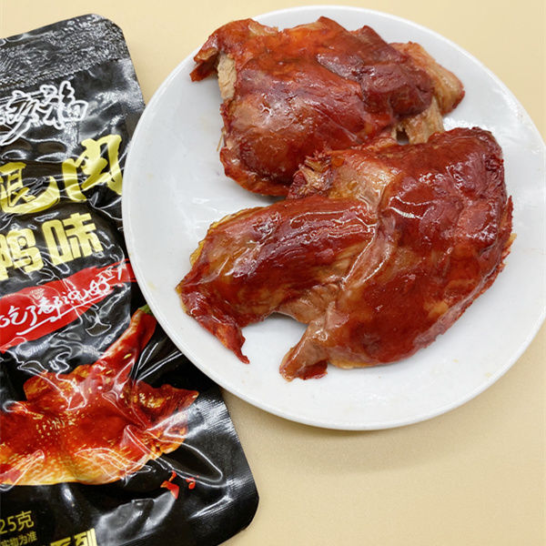 卤味鸭腿肉香辣大鸭腿纯肉乡巴佬风味真空熟食肉制品休闲小吃零食黑鸭