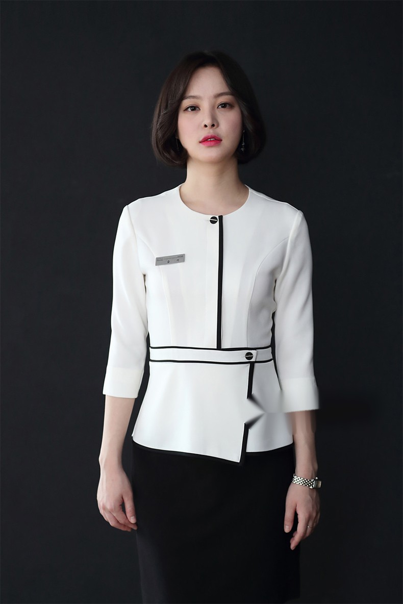 舒弗星纹绣师工作服韩式美业工作服整形美容师皮肤spa职业女裙套装