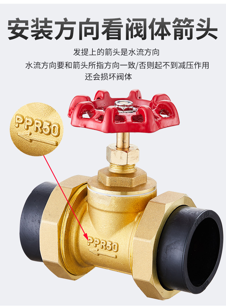 ppr铜截止阀双活接热熔2025铜球闸阀46分pe自来水管阀门开关配件ppr40