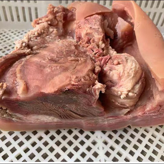 展志曼智新鲜黄牛牛头肉 全熟牛脸肉 清水加工 原味 本地黄牛牛脸搜 1