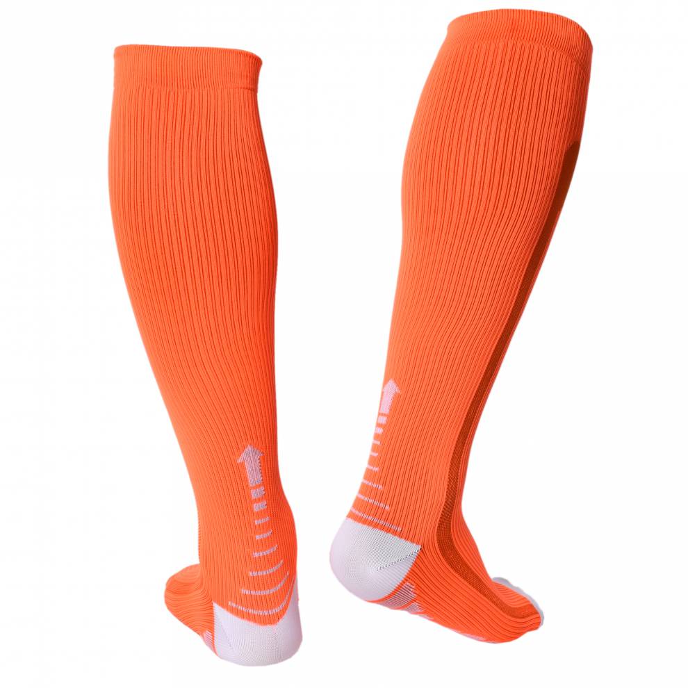 压缩袜跑步夏天 春夏男女压缩长袜运动袜健身高筒跑步袜长筒袜专业