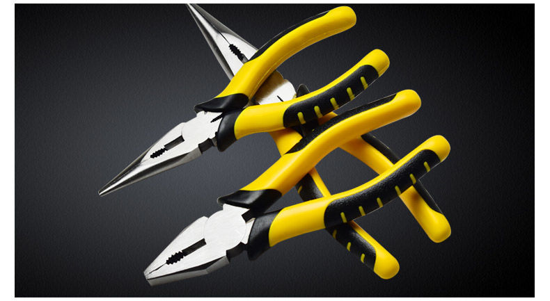 德国老虎钳小钢丝钳子尖嘴家用省力迷你工业级多功能电工手工8寸钢丝