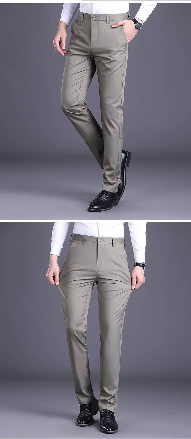 海澜优选海澜之家旗下品牌男士休闲裤春秋西装裤男宽松直筒男裤中年