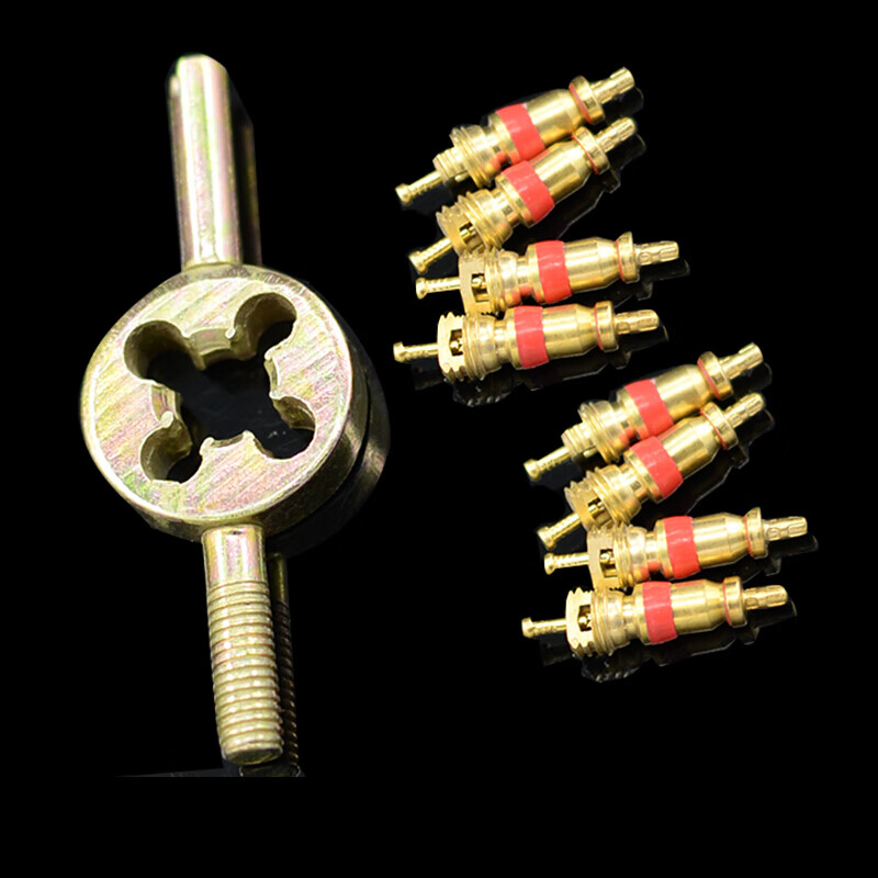 自行车气门芯扳手多功能气门嘴钥匙放气针汽车轮胎气嘴气米汽门芯 2