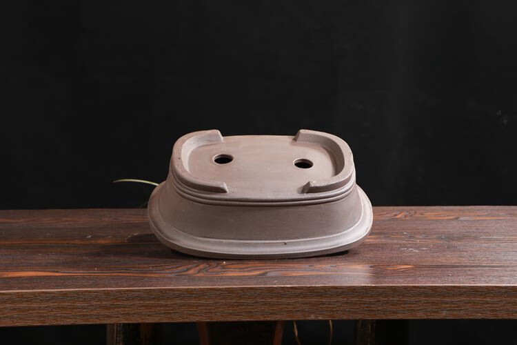 宜兴紫砂花盆长方形盆景盆花卉绿植桌面盆栽客厅阳台多肉盆四方盆 浅