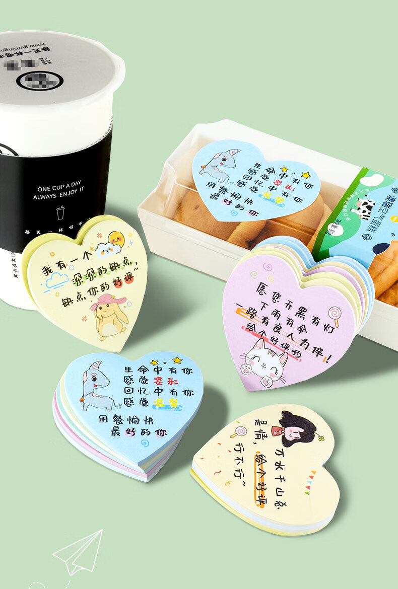 便签猫新款柠檬猫外卖便利贴定制好评价贴纸手写带字餐饮个性搞笑网红