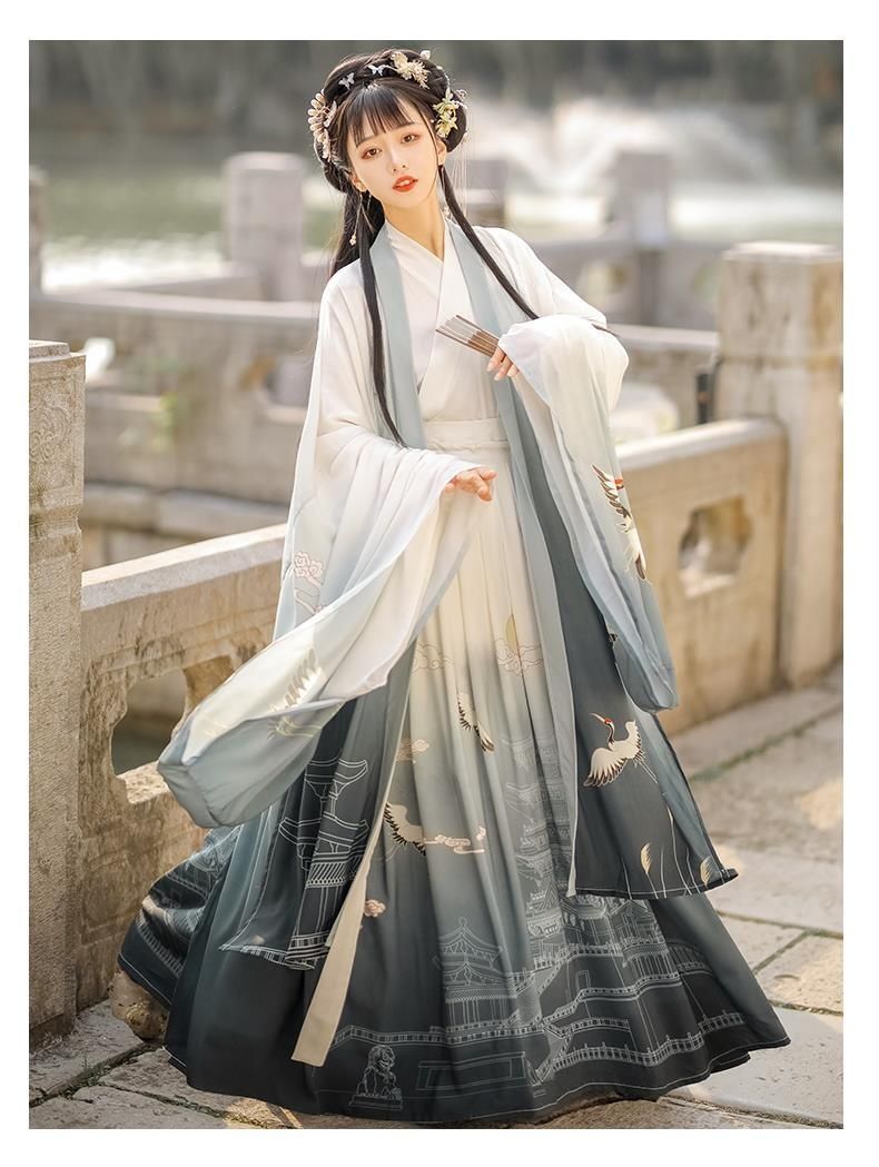 古装汉服女胖妹妹大码胖mm显瘦正版唐制齐胸襦裙200斤超仙气全套 单件