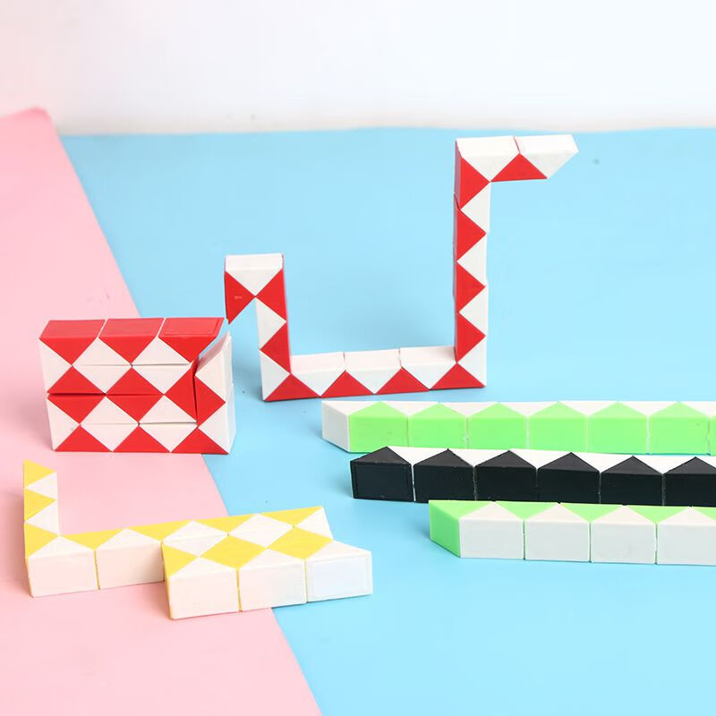 小学生奖品12段节幼儿园创意玩具儿童百变魔尺男女孩早教玩具 20个